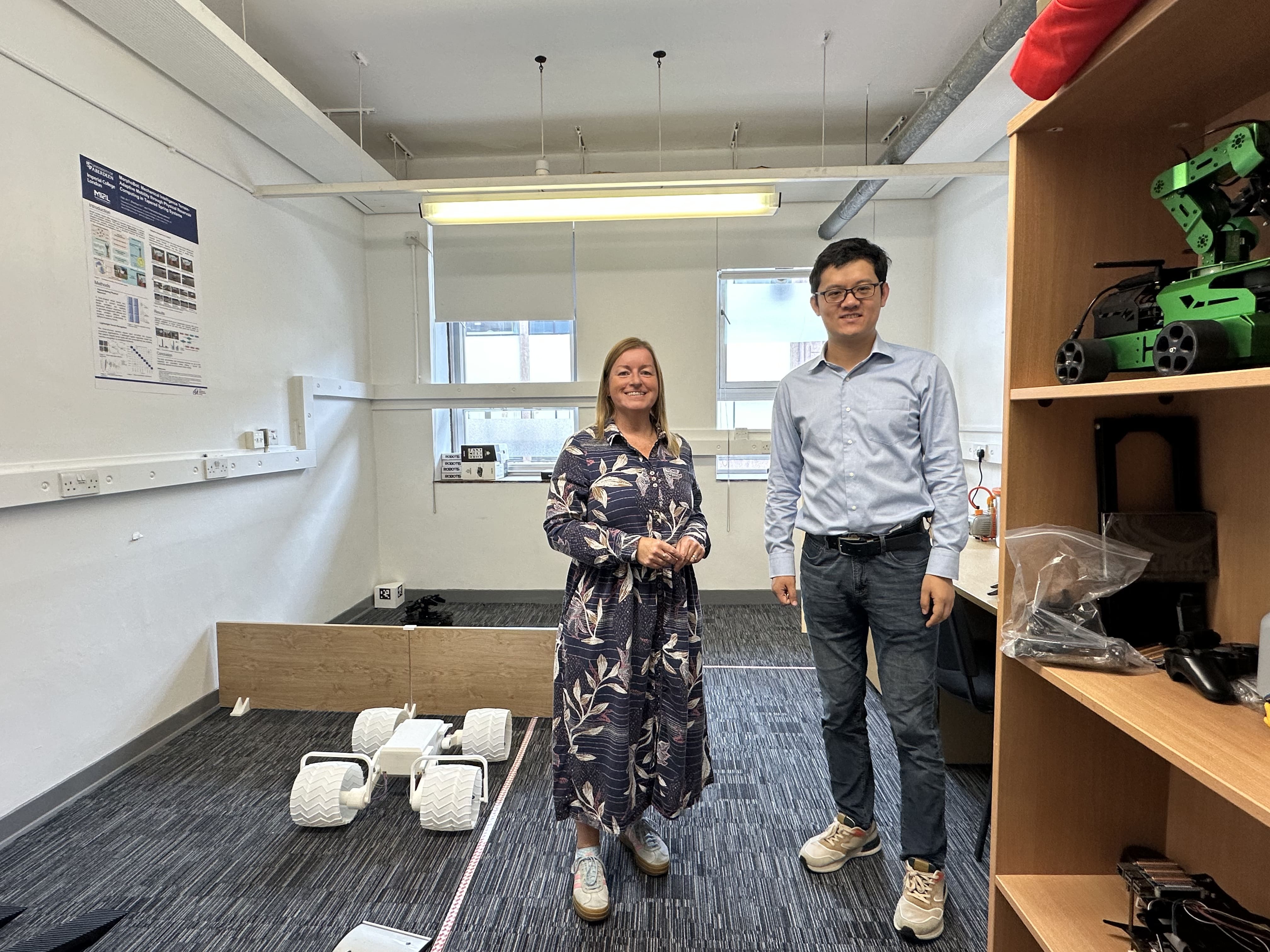 University of Aberdeen Colleagues Visiting the Lab