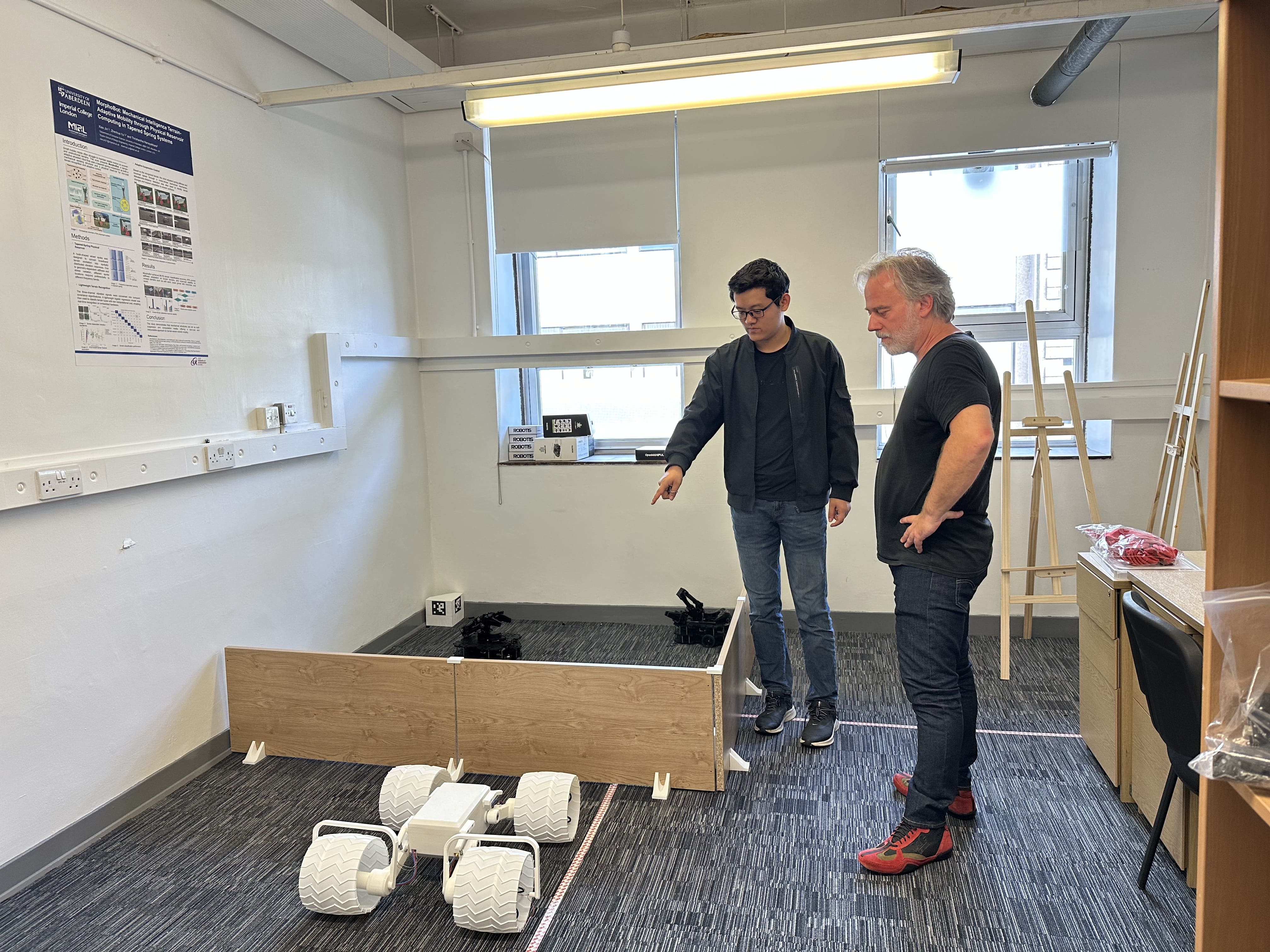 University of Aberdeen Colleagues Visiting the Lab